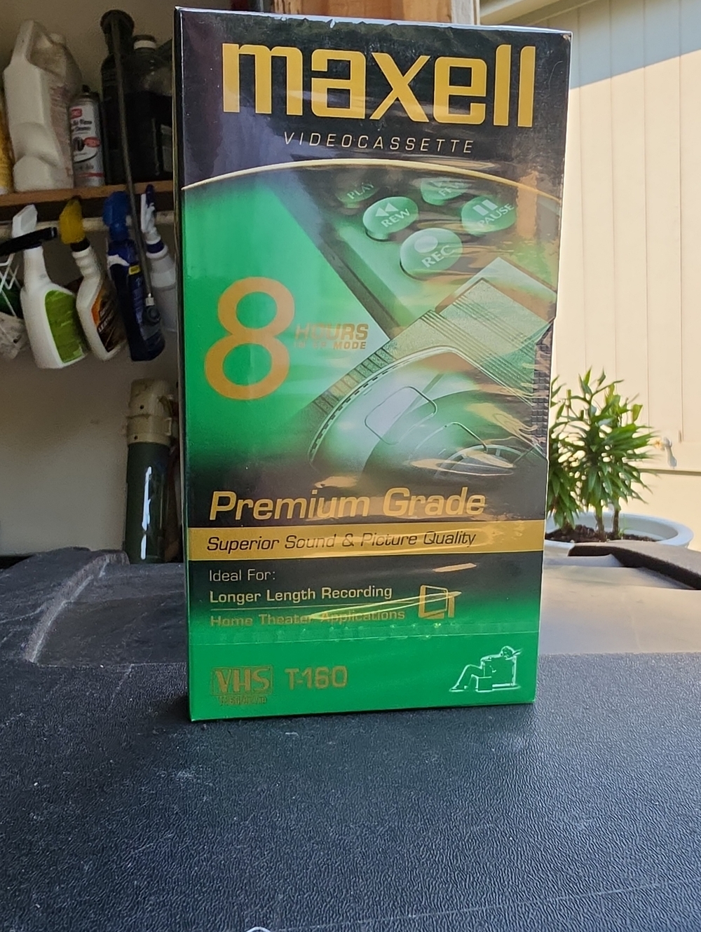Maxell Premium Grade VHS T-160, 8-HOURS IN EP MODE VHS